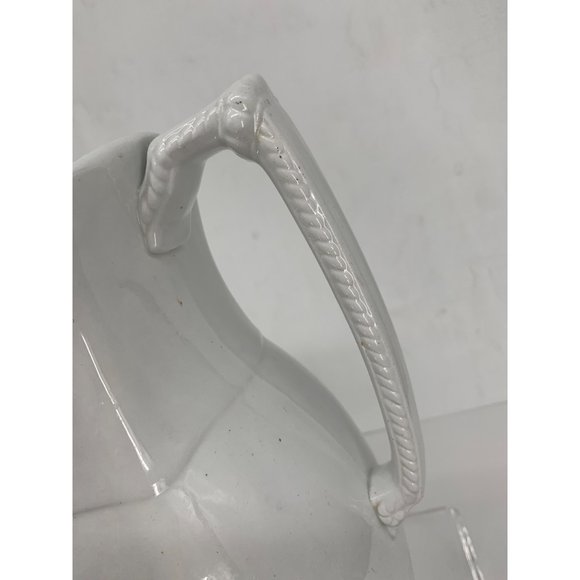 Anthony Shaw and Son Opaque Iron Stone China England Basket Weave Pattern Flaws - Picture 5 of 14